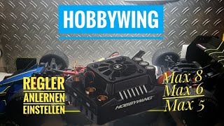 Hobbywing quicrun ezrun Regler ESC  Anlernen Einstellen ohne Programmier Karte