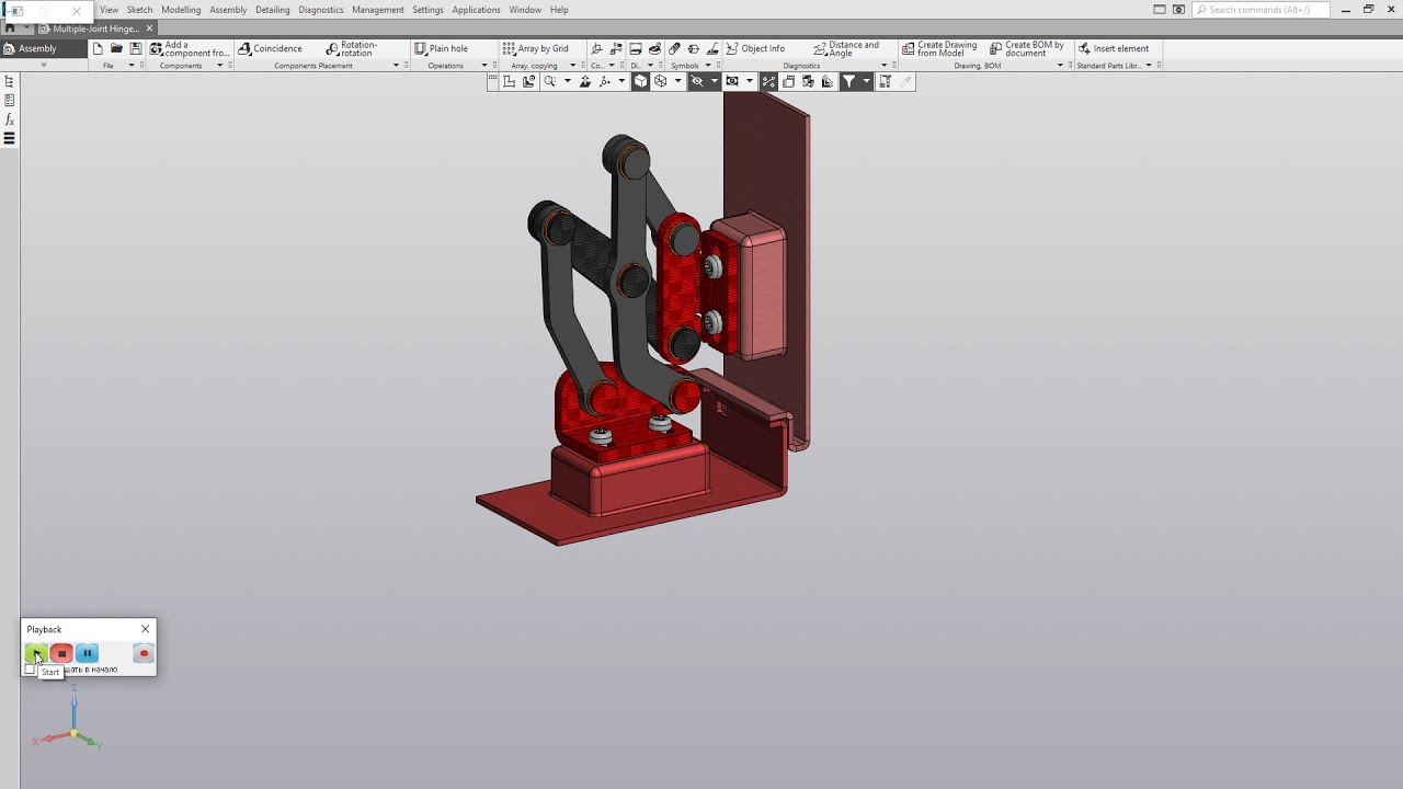 Multiple Joint Hinges Youtube