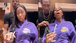 Dwight Howard \u0026 Wife Amy Luciani Create Controversy After Sharing The Same Tootbrush! 🤮