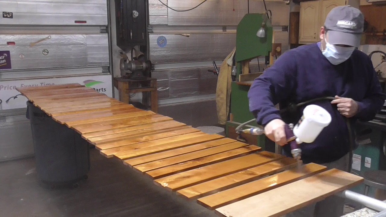 How To Spray A Clear Coat Or Lacquer Youtube