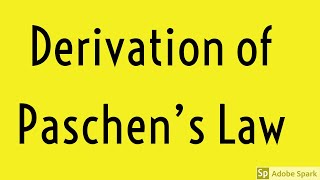 DERIVATION OF PASCHEN'S LAW|PASCHEN'S LAW OF GASEOUS DIELECTRIC BREAKDOWN|PASCHEN'S THEORY| HVE Lect