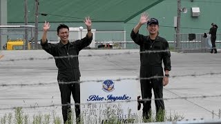 20160926 本日のブルーインパルス 3番機 平間さん ラストセレモニー