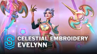 Celestial Embroidery Evelynn Wild Rift Skin Spotlight