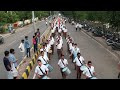 Aerial view of Ballari Rastriya Swayam Sevak Path Sanchalan | RSS Routemarch in Bellary 2024.