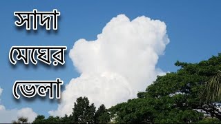 শরৎ মানেই নীল আকাশে সাদা মেঘের ভেলা।