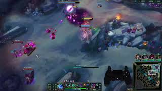 Testing controller in league of legends on normals 1