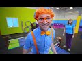 Blippi Learns Circus Tricks - Trampoline!  Blippi - Kids Playground  Educational Videos for Kids