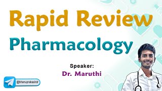 Rapid Review Pharmacology FMGE July 2024