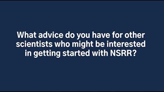 Interview with Dr. Joachim Behar: Advice for Researchers Wanting to Get Started with the NSRR