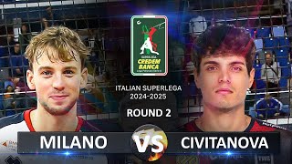 Milano vs Civitanova | Italian Volleyball SuperLega 2024/2025