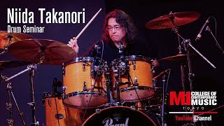 Niida Takanori - Drum Seminar@MI TOKYO[Digest]