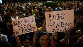 Thousands of protesters try to storm Georgia parliament | AFP