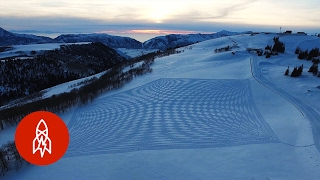 Art at Altitude: Snow Murals in the Mountains