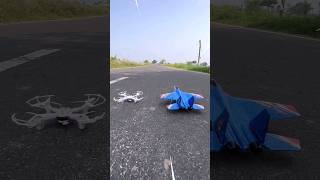 World's Biggest RC Drone vs Airplane Fight #shorts #unicexperiment