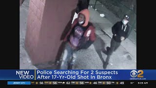 NYPD Looking For 2 People After Teen Shot In Leg In Bronx