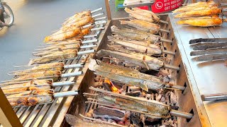 Unbelievable! 100kg of fish grilled sold out in just 6 hours-Cambodian Street Food