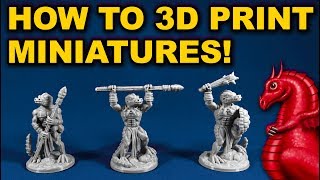How to 3D print miniatures on a FDM printer