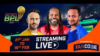 Bangladesh Premier League 2022 | Streaming Live | Exclusively on FanCode