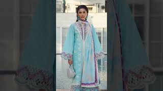 D# 312-A  KAYRA  BIN ILYAS Summer Edit'25 With Printed Silk Duppata