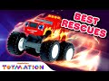 Blaze's BEST Rescue Moments Compilation! | Blaze and the Monster Machines Toys | Toymation