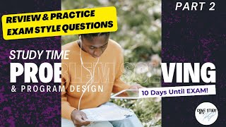 2024 CSEC IT Study Time | #cxc #csec Exam Style Questions (Problem Solving & Algorithm) - Part 2