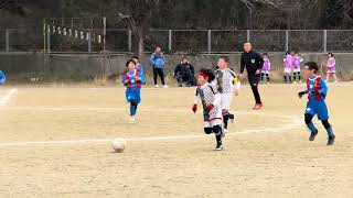 一回戦vs AMOR2 後半 u10 北九州ジュニアサッカー大会（決勝トーナメント）