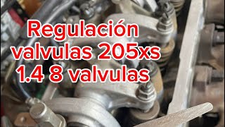 Como regular válvulas peugeot 205 xs 1.4 8 valvulas