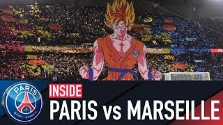 INSIDE - PARIS SAINT-GERMAIN 3-0 MARSEILLE with Neymar Jr, Cavani & Mbappé