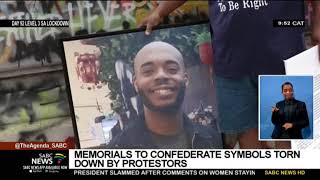 US Protests | Memorials to confederate symbols torn down by protesters