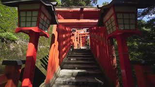 4k 2017 夏　島根県・津和野町・太皷谷稲成神社を歩く（Walking Taikodani-inari-jinja Shrine in Shimane Prefecture Japan)