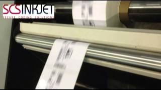 Buskro inkjet onto gloss label