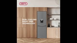 Defy's 302L Frost-Free Fridge Freezer with Water Dispenser