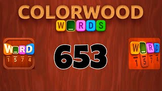 COLORWOOD WORDS Cryptogram level 653
