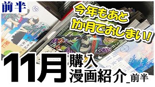 【漫画紹介】11月に購入したおすすめ漫画_前編