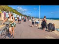 # Sunny but Windy day in Bournemouth Beach # England UK