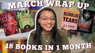 recent reads: i read 18 things last month and it was a wild ride so let's discuss 🤭