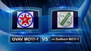 GVAV MO11 1 vs Zuidhorn MO11 1 1