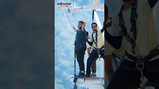 Himalayan Bungy Rishikesh #bungee #bungeejumping #jumping #adventure #trending #viral #bungy #shorts