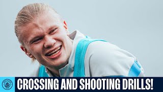 CROSSING AND SHOOTING DRILLS | Man City Training