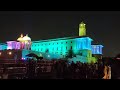 Rashtrapati Bhavan and Parliament House at Night - Changing Colours