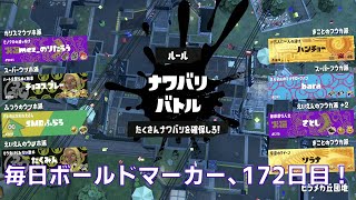 お前のインクは何色だ？【フェス①】毎日ボールドマーカー172日目【スプラトゥーン3】