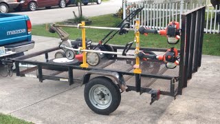 Vlog #7: Upgrade to 5x8 Trailer \u0026 New Trimmer Rack