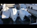 mercury 300hp verado cutaway tour at flibs and engine start up on beneteau gran turismo 36