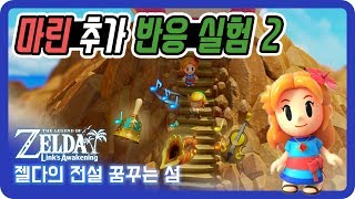 [젤다의 전설 꿈꾸는 섬] 마린 추가 반응 실험 2