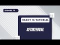 React 18 Tutorial - SetInterval