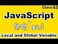 javascript tutorial for beginners in hindi urdu,Local and Global Variable in Javascript in Hindi Urd