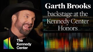 Garth Brooks backstage at the 45th Kennedy Center Honors