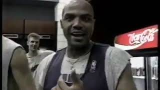 Charles Barkley teaches Stefano Rusconi some English (1995)