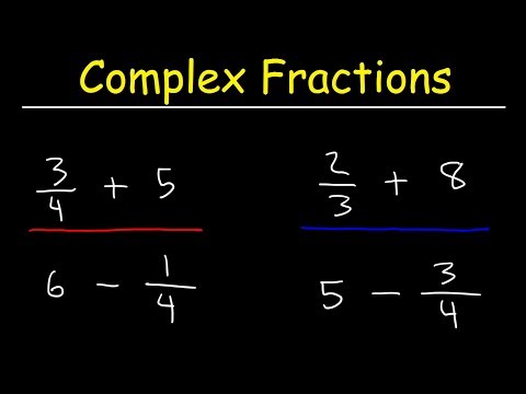 How do you simplify complex fractions step by step?