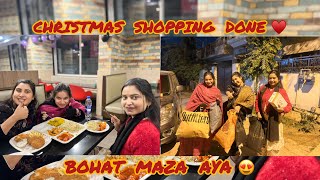 Half shopping done for Christmas || Anum Ashraf Family Vlogs || Bhok bohat lgati ha humy 😂